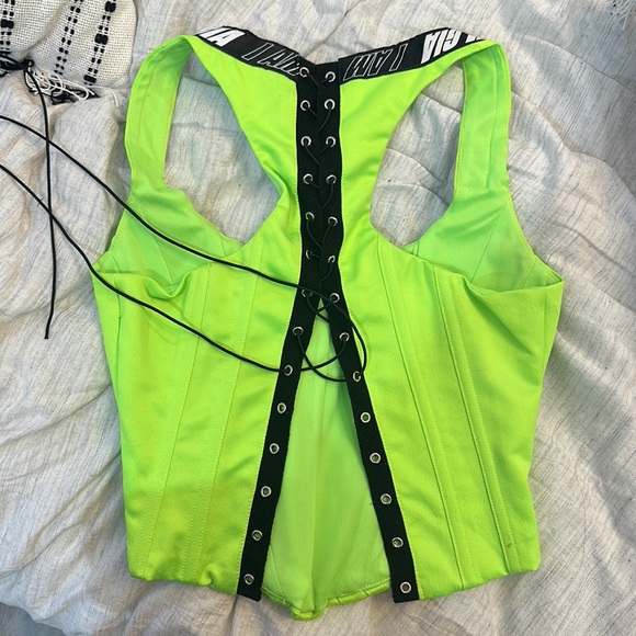 I.am.gia neon green corset - Picture 2 of 5